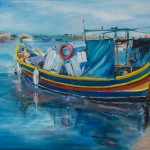 Fishermen boats at Marsaxlokk village